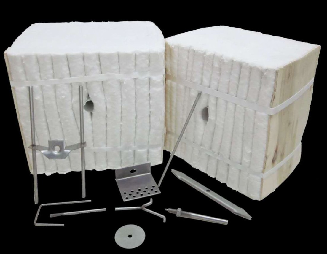 ceramic fiber module for furnace lining