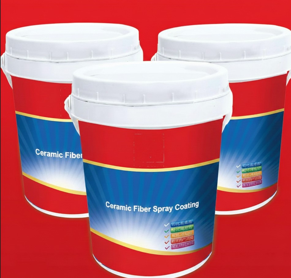 Spray coating packaging