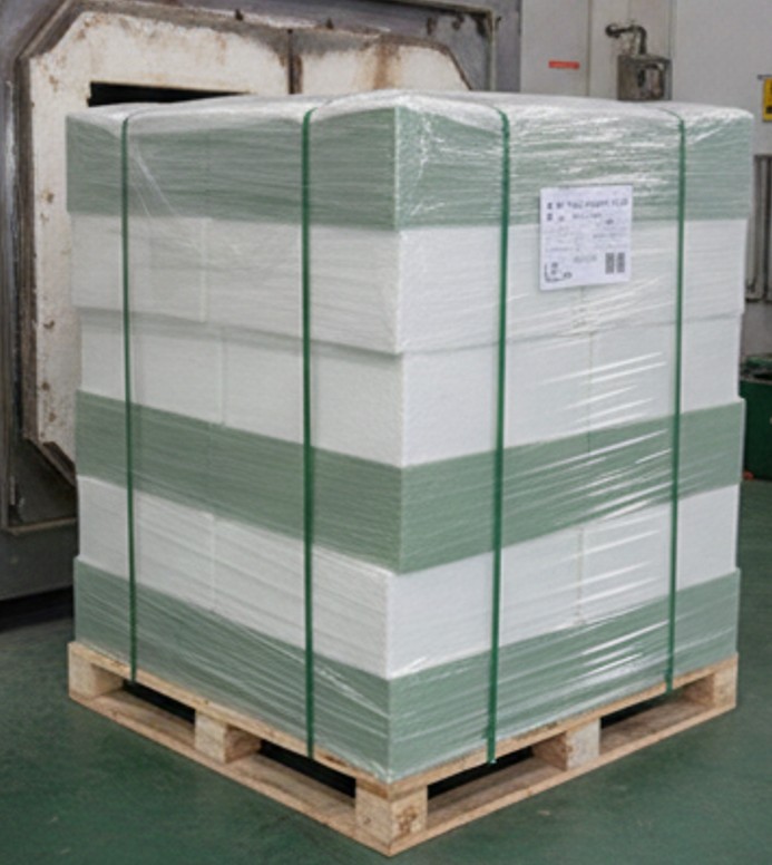 Faced block packaging